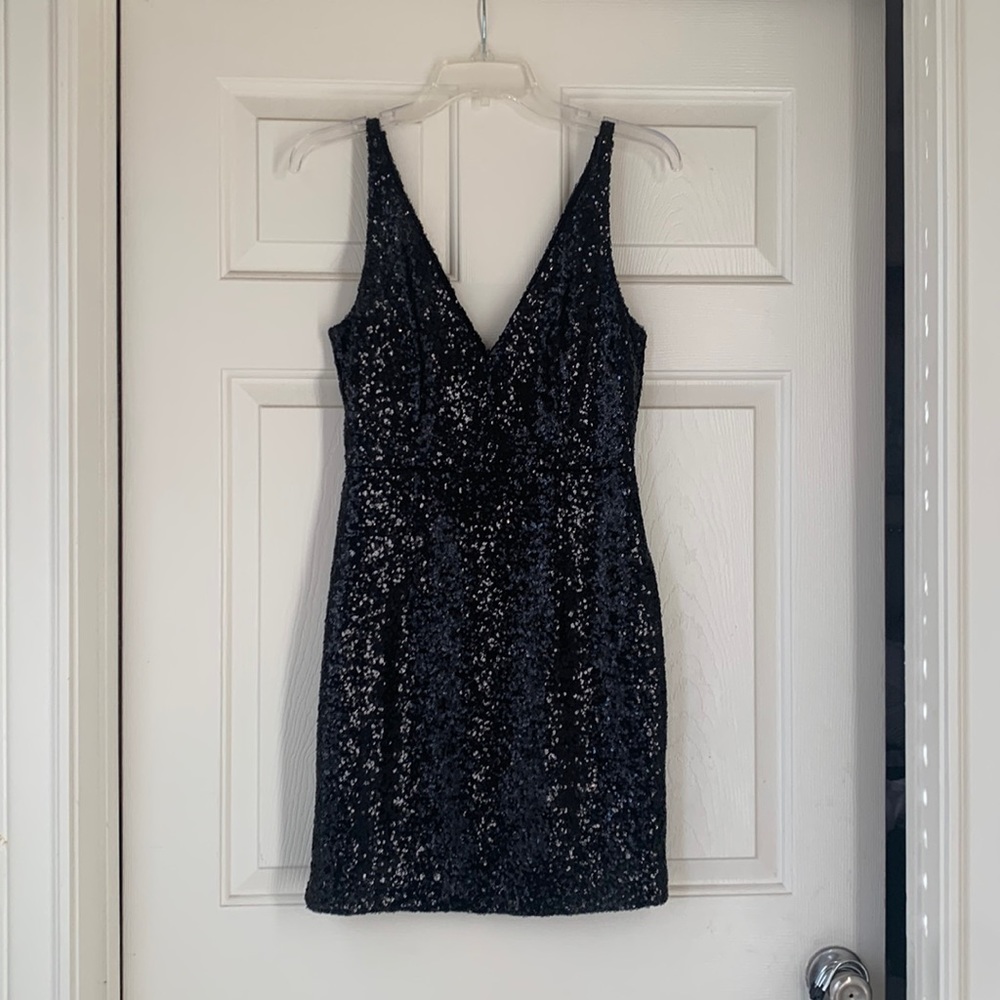 Black sparkly dress